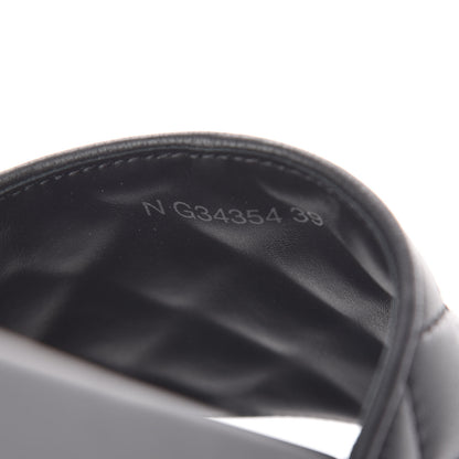 Chanel Lambskin Quilted CC Mules Sandals 39 Black 9 of 10