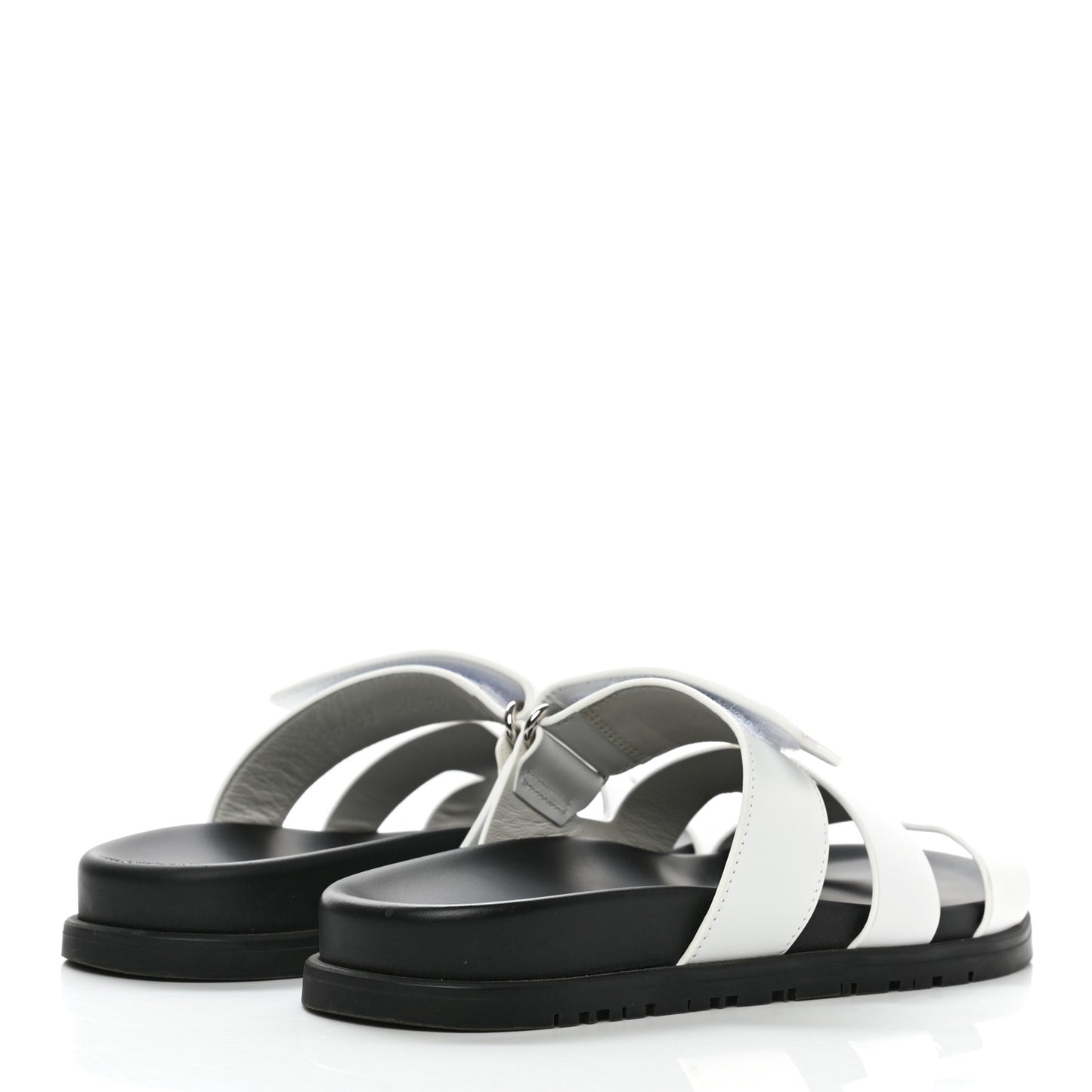 Calfskin Womens Chypre Sandals 36 White