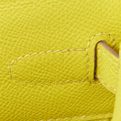 Hermes Epsom Kelly Sellier 28 Lime 26 of 33
