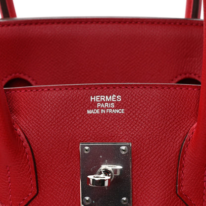 Hermes Epsom Birkin 35 Rouge Casaque 6 of 13