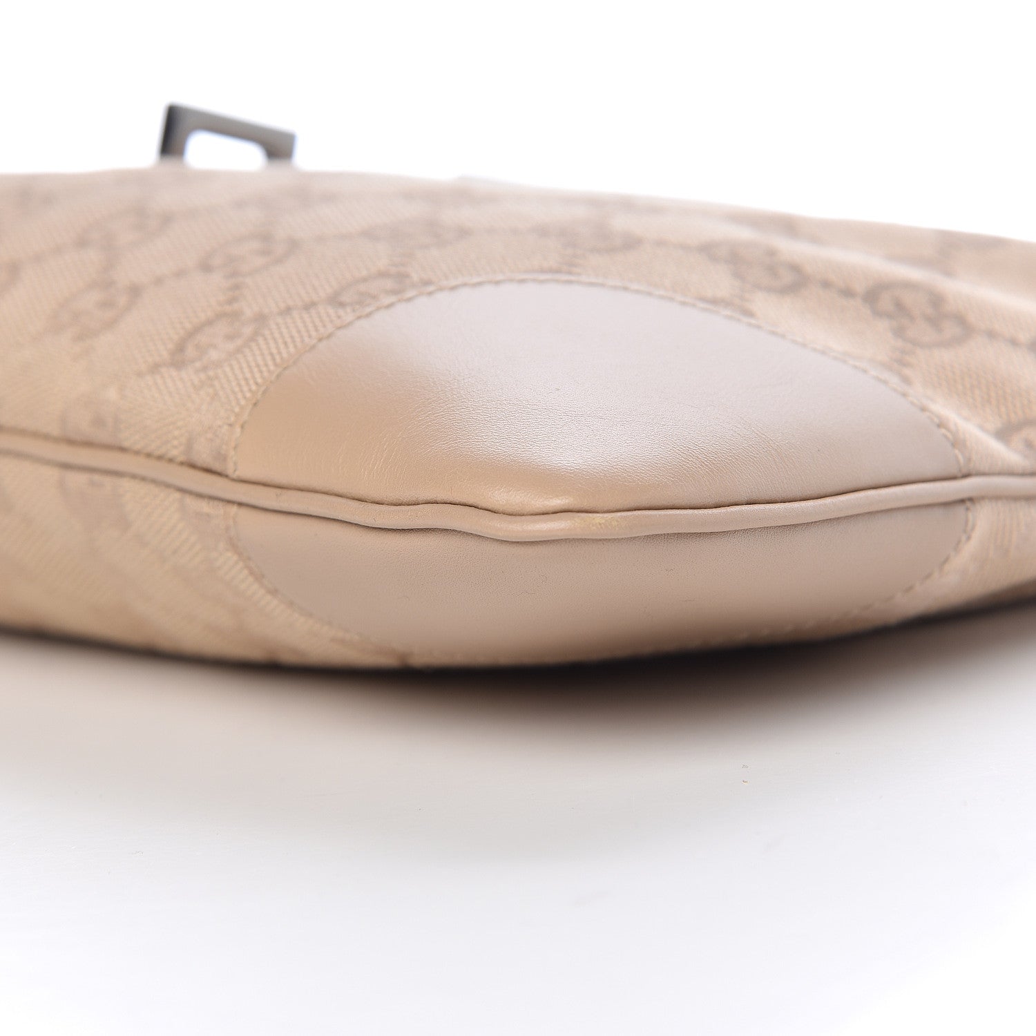 Gucci Monogram Small Jackie O Hobo Beige 10 of 10