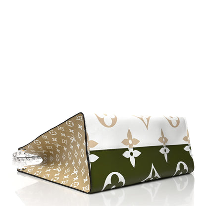 Louis Vuitton Monogram Giant Onthego GM Kaki Beige 4 of 6