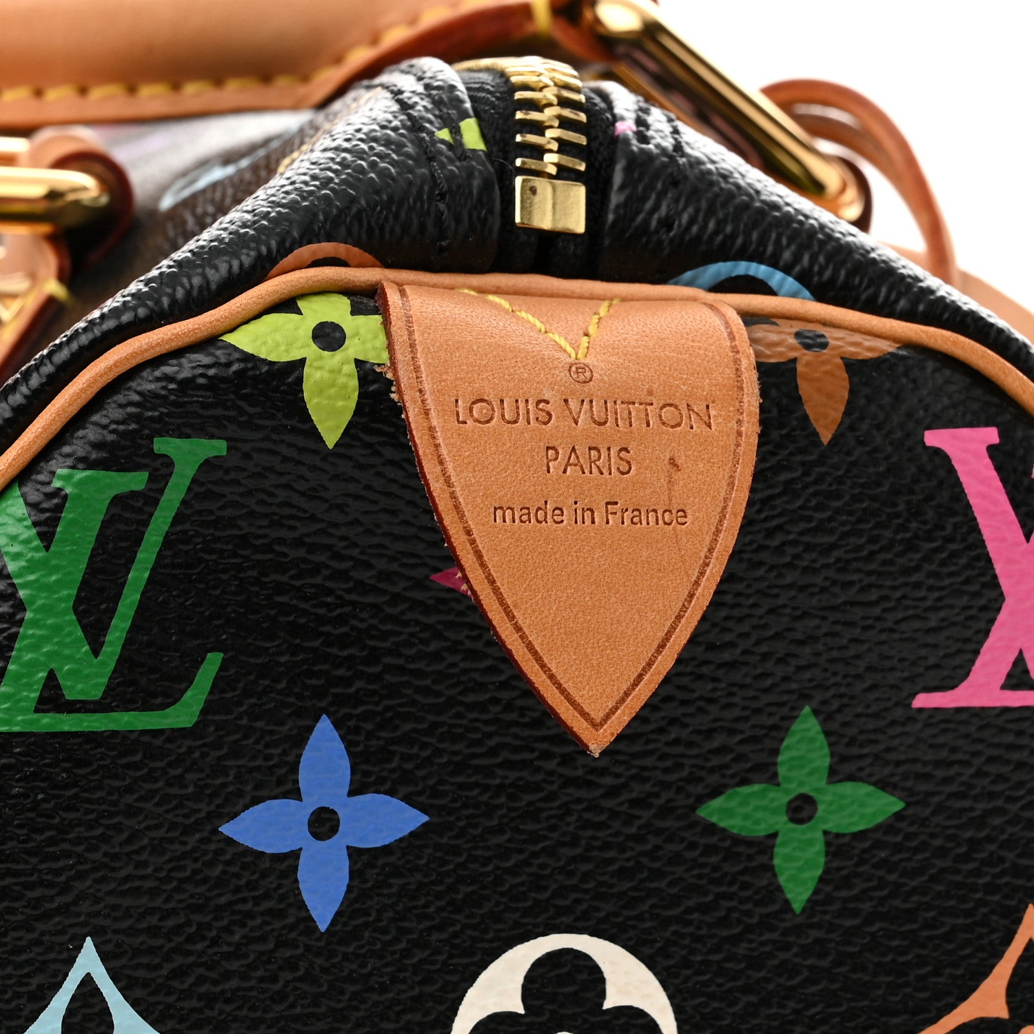 Louis Vuitton Monogram Multicolor Speedy 30 Black 6 of 10