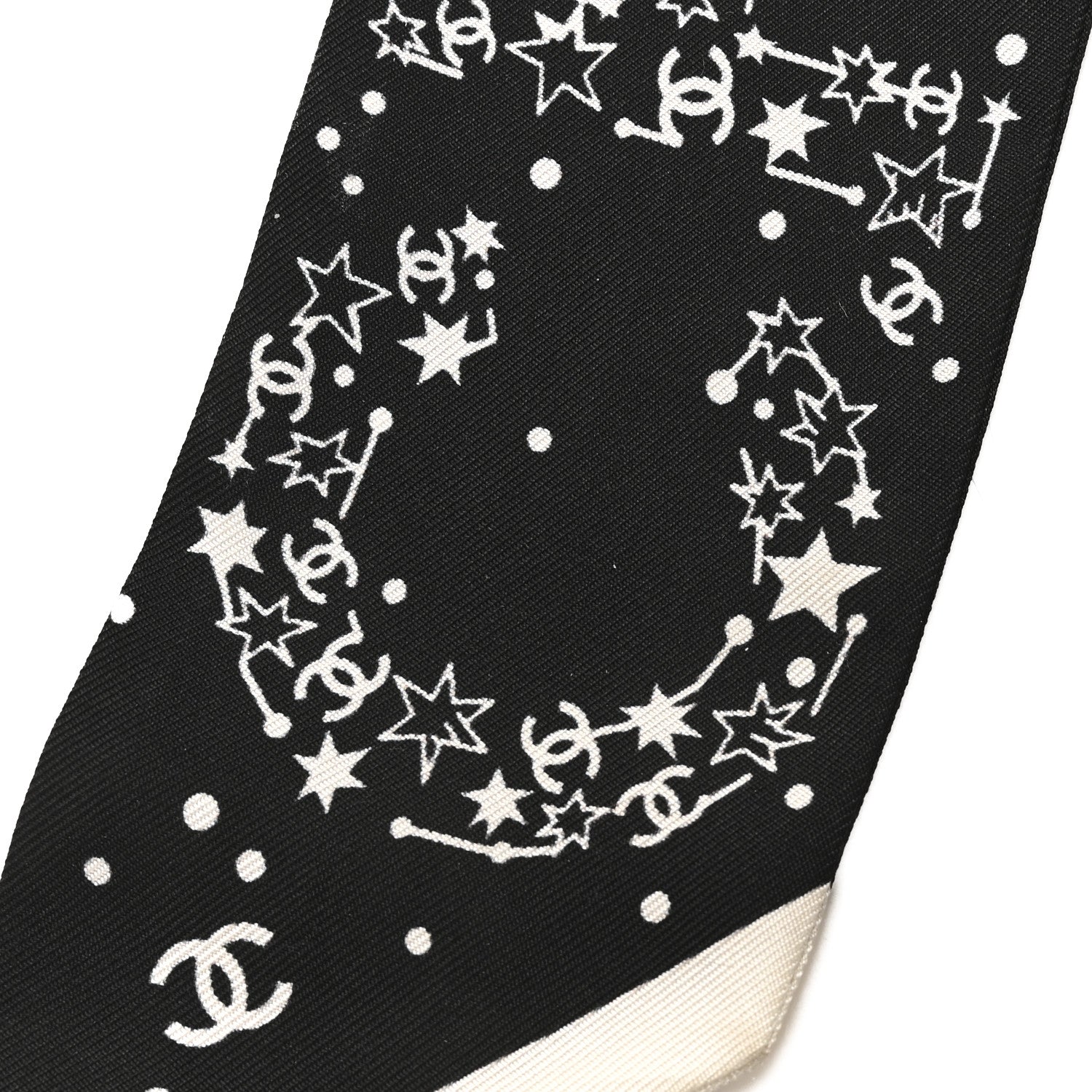 blank 星刺繍 ストール y2k Chanel Silk Star Logo Slim Bandeau Scarf Black 1843364 – FASHIONPHILE