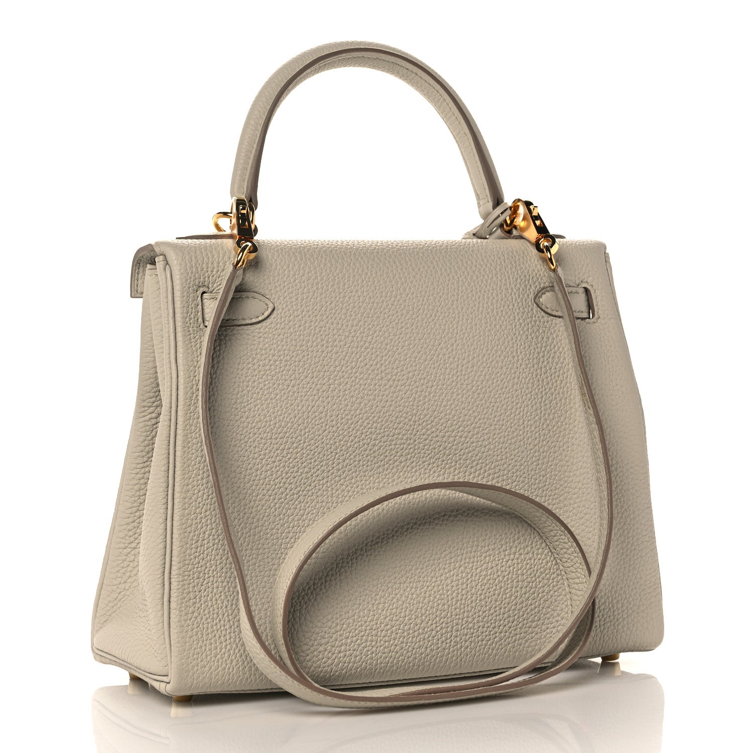 Hermes Togo Kelly Retourne 25 Beton 3 of 38