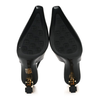 Givenchy Calfskin G Cube 50mm Slingback Pumps 39 Black 6 of 11