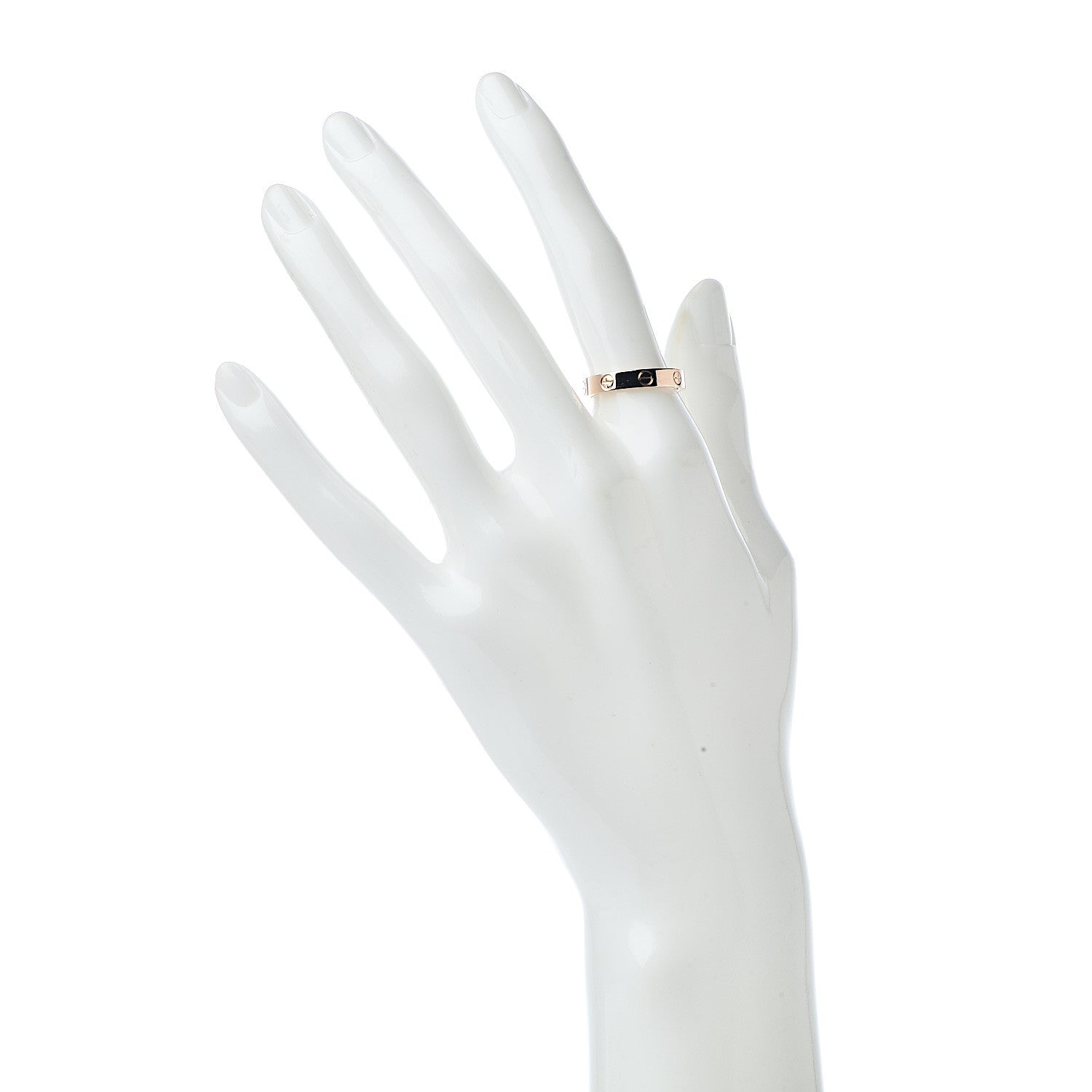 Cartier 18K Pink Gold 3.5mm LOVE Wedding Band Ring 53 6.25 2 of 6