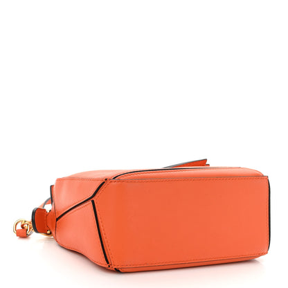 Loewe Calfskin Mini Puzzle Bag Orange 4 of 9