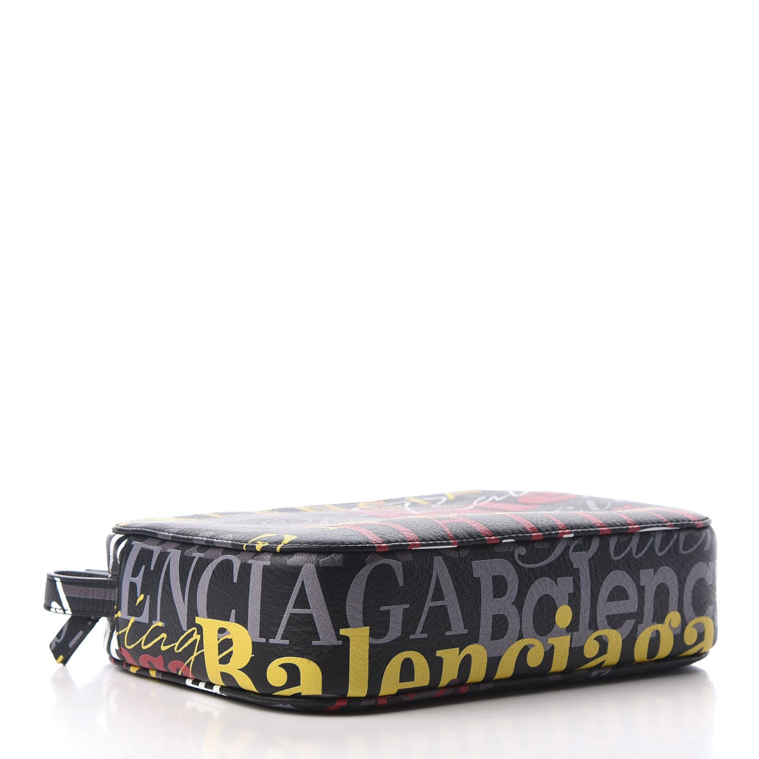 Balenciaga Calfskin Logo Print S Everyday Camera Bag Black Multicolor 4 of 9