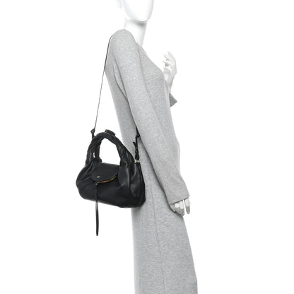 Fendi Calfskin Small Spy Black 2 of 10