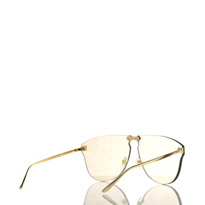 Gucci Rimless Sunglasses GG0354S Gold 4 of 8