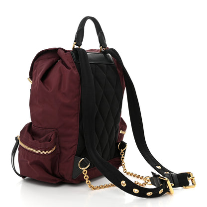 Burberry Nylon Medium Rucksack Backpack Burgundy Red 3 of 11