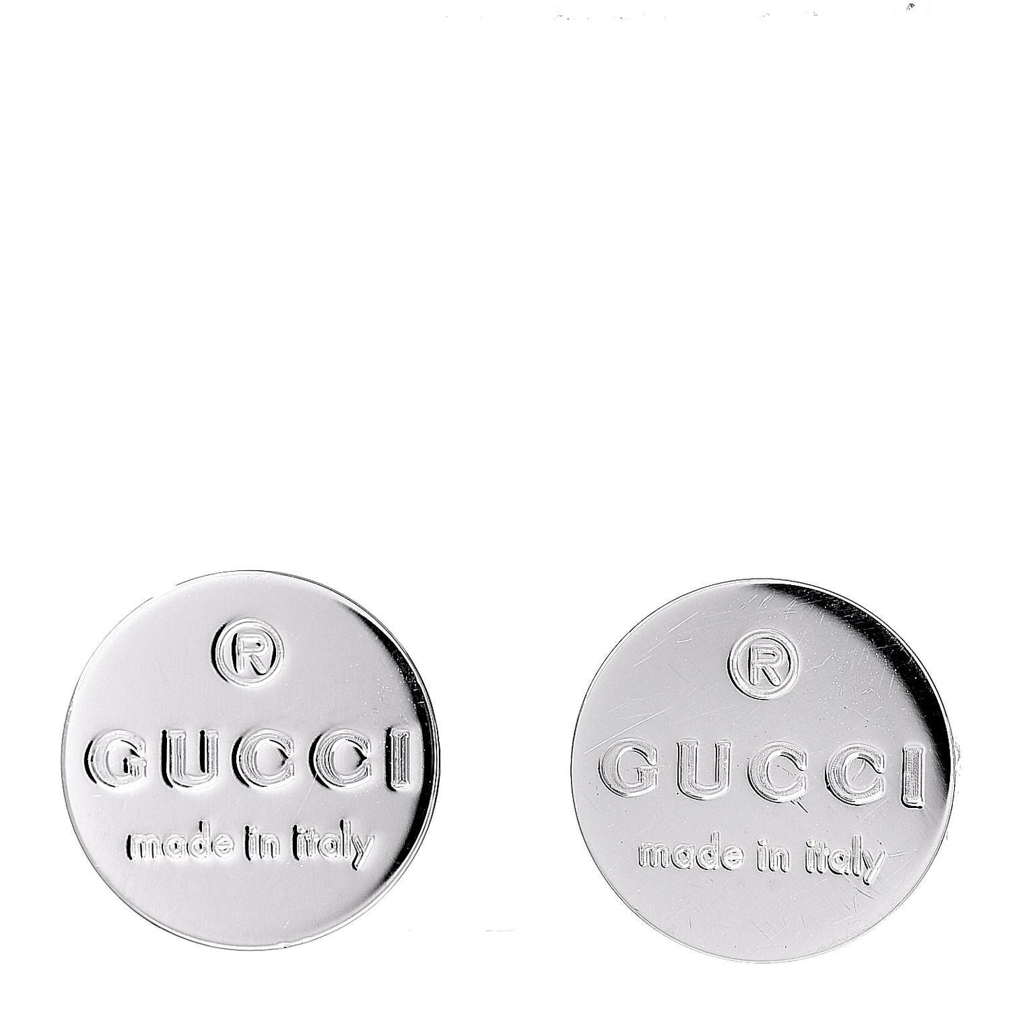 Sterling Silver Round Stud Earrings