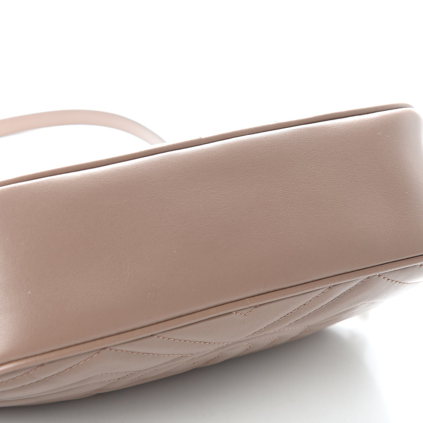 Calfskin Matelasse Small GG Marmont Chain Shoulder Bag Porcelain Rose