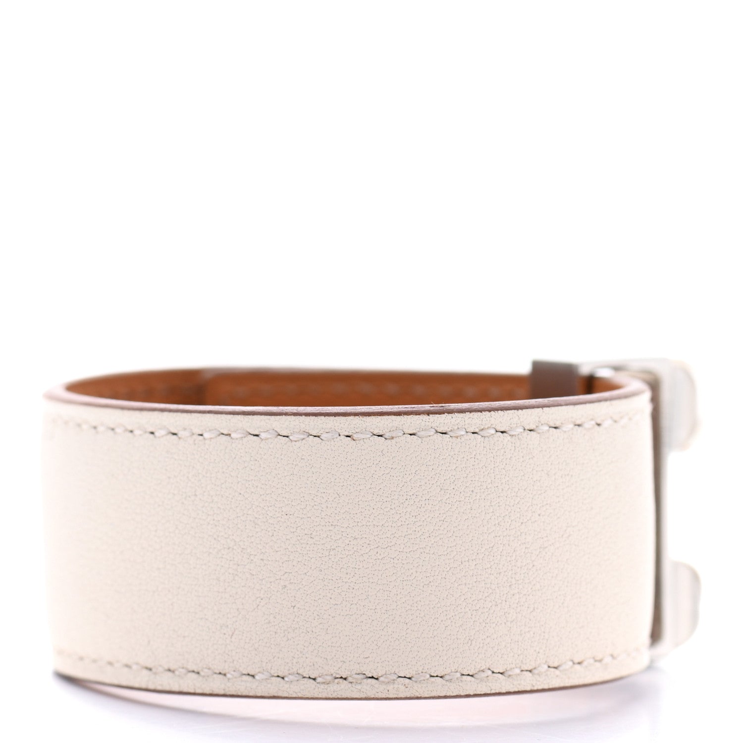 Hermes Swift Collier de Chien CDC 24 Bracelet T2 Nata 2 of 5