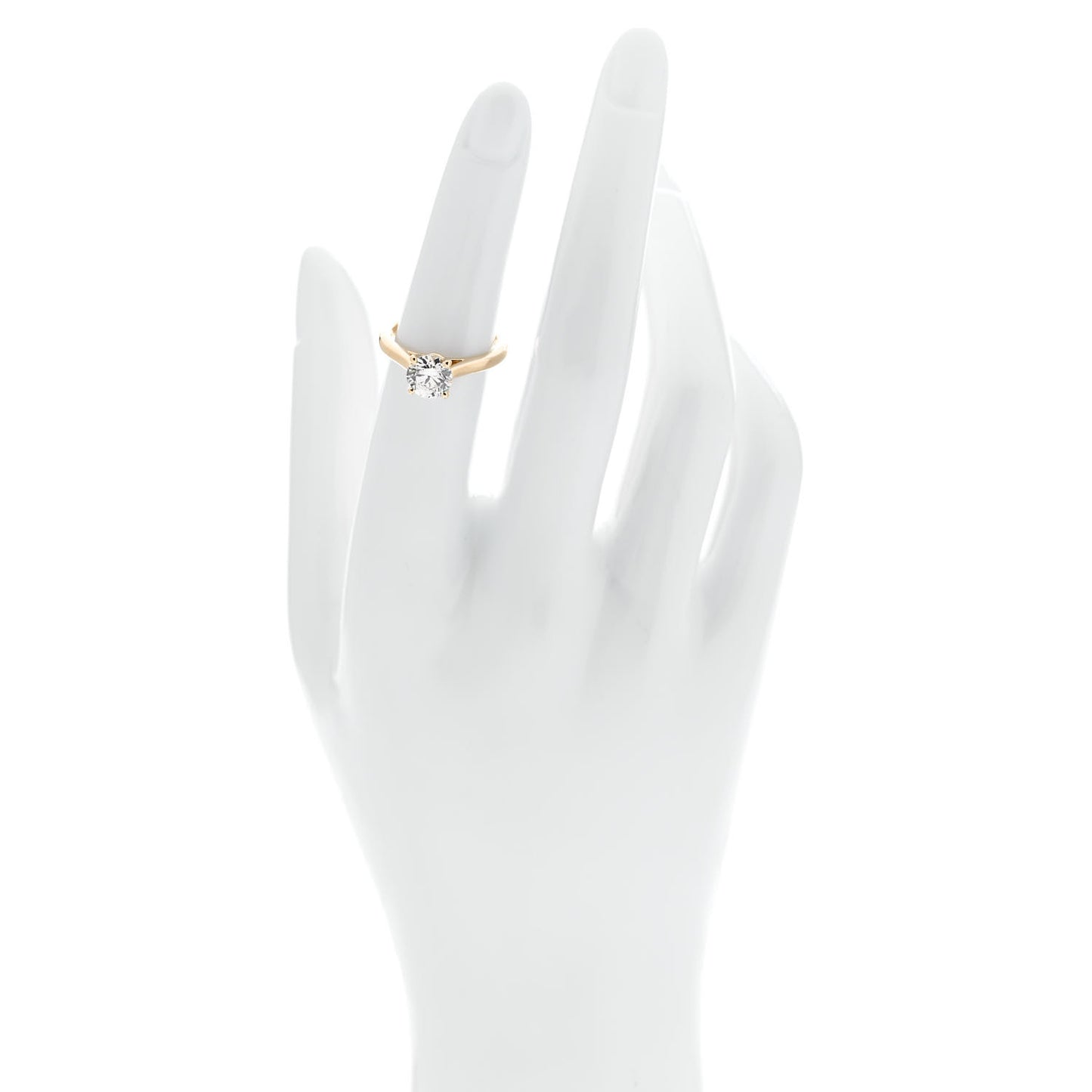 18K Yellow Gold Diamond 1.20ct 1895 Solitaire Engagement Ring 52 6