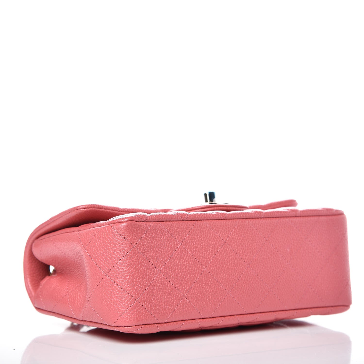 Chanel Iridescent Caviar Quilted Mini Rectangular Flap Pink 4 of 9