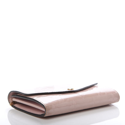 Louis Vuitton Vernis Sarah Compact Wallet Rose Ballerine 4 of 10