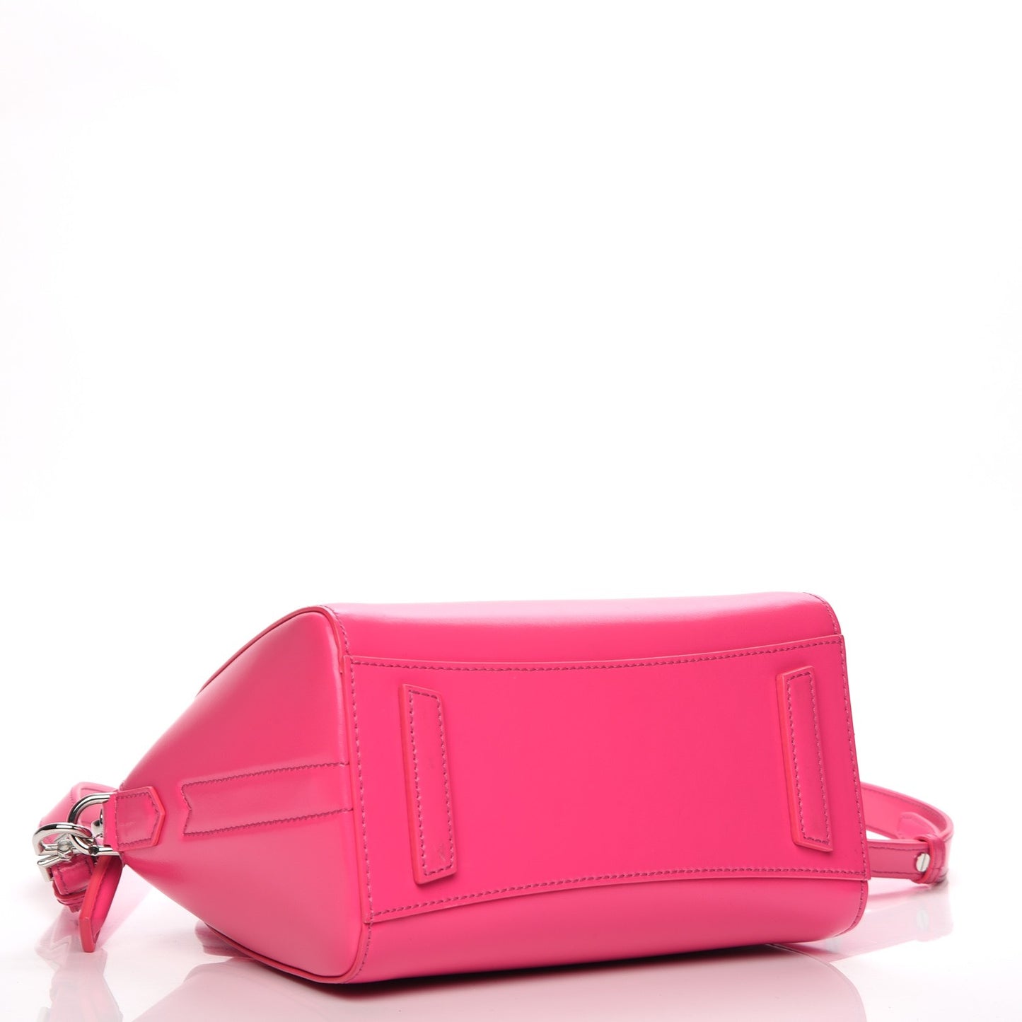 Shiny Lord Calfskin Mini Antigona Shocking Pink