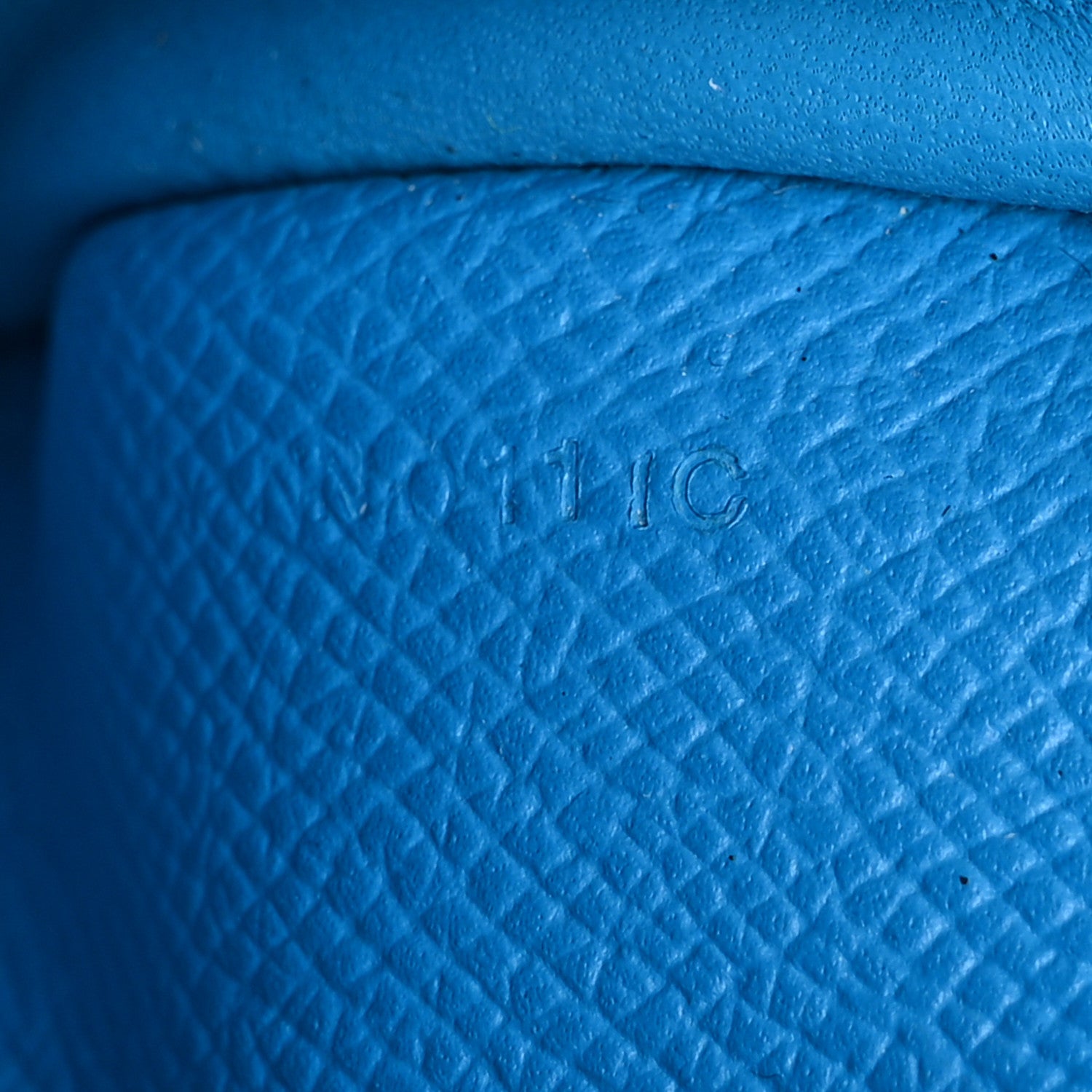 Hermes Epsom Casaque Kelly Wallet To Go Black Bleu Indigo Bleu Frida 7 of 12