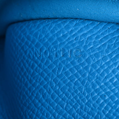 Hermes Epsom Casaque Kelly Wallet To Go Black Bleu Indigo Bleu Frida 7 of 12