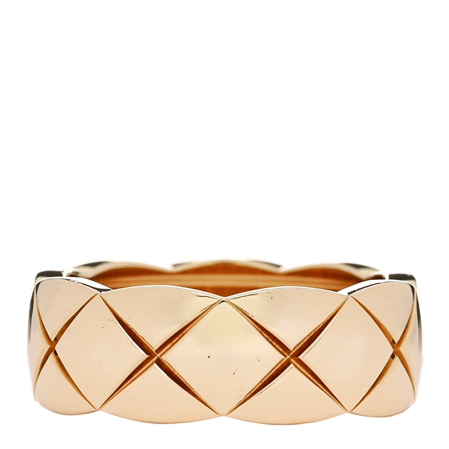 Chanel 18K Yellow Gold Small Coco Crush Ring 49 5 1 of 6