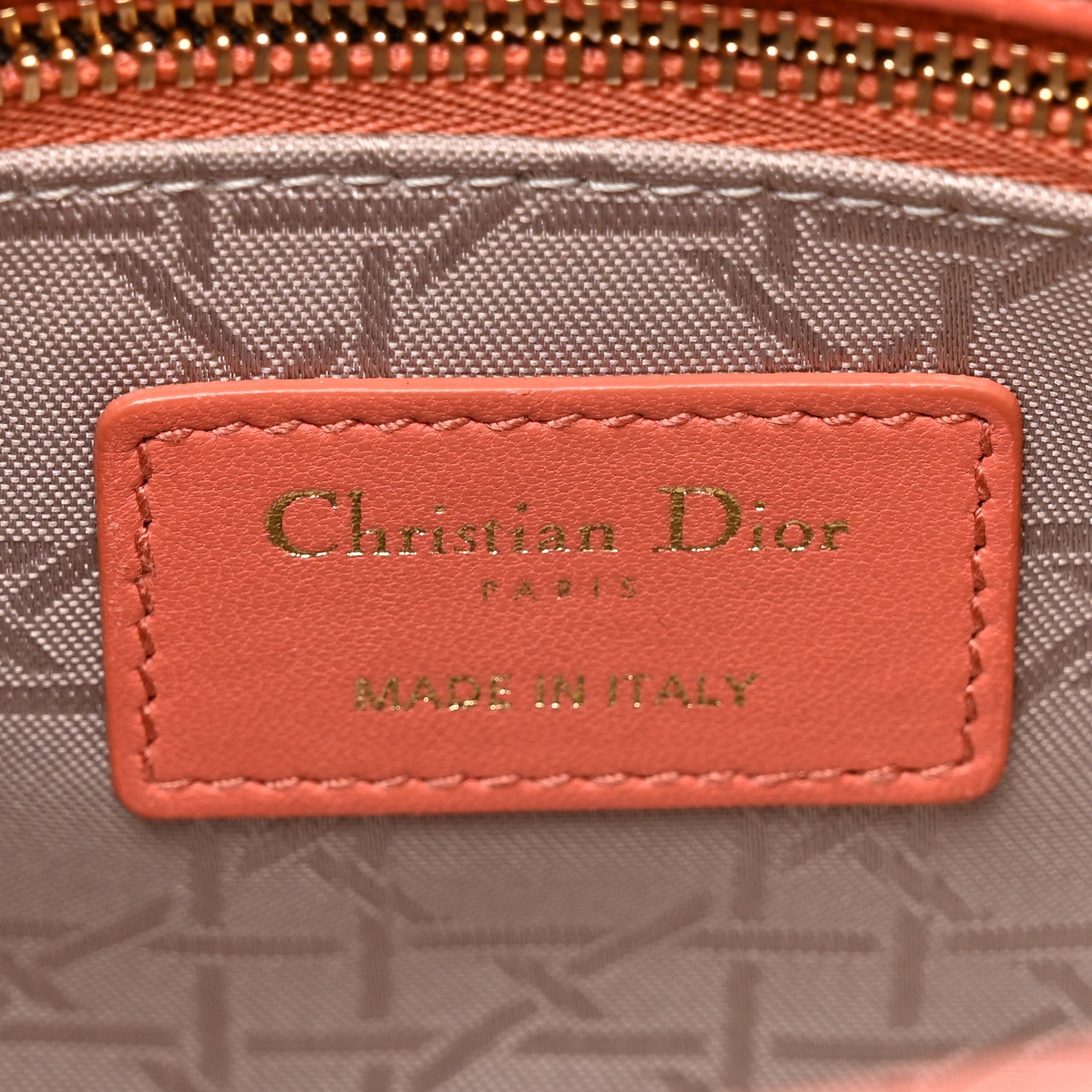 Christian Dior Lambskin Cannage Small My ABCDior Lady Dior Pink Honey 6 of 14