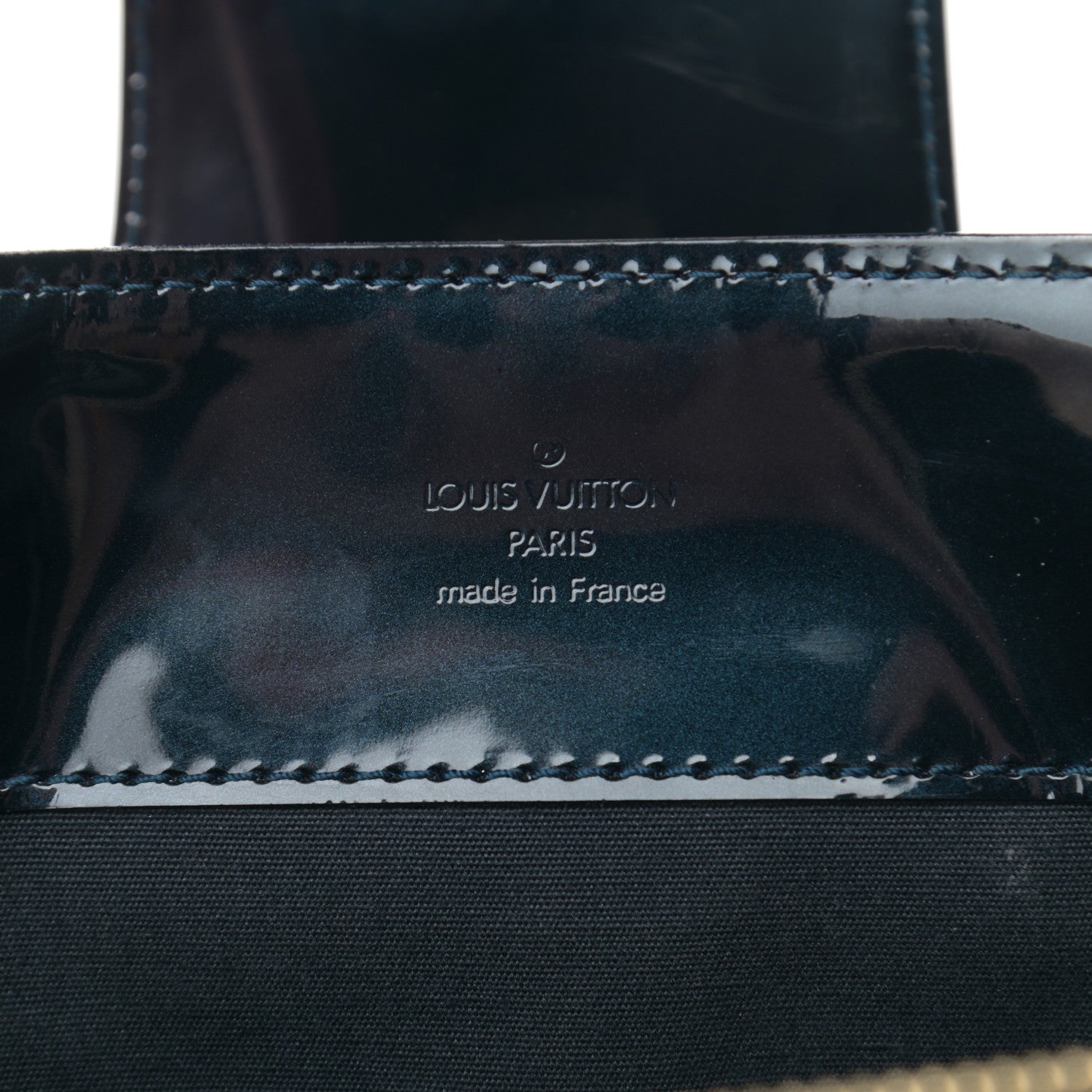 Louis Vuitton Vernis Melrose Avenue Blue Nuit 8 of 10