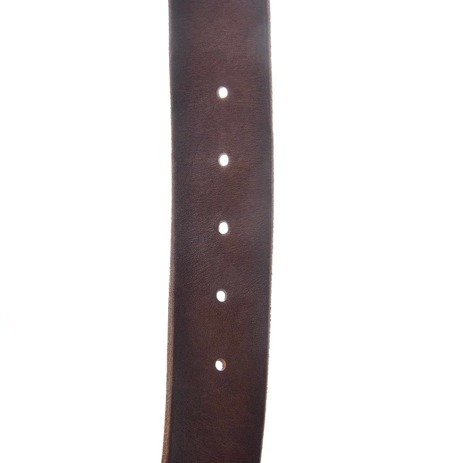 Gucci Faded Calfskin Double G 40mm Belt 80 32 Cuir 4 of 5