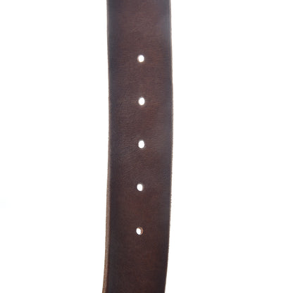 Gucci Faded Calfskin Double G 40mm Belt 80 32 Cuir 4 of 5