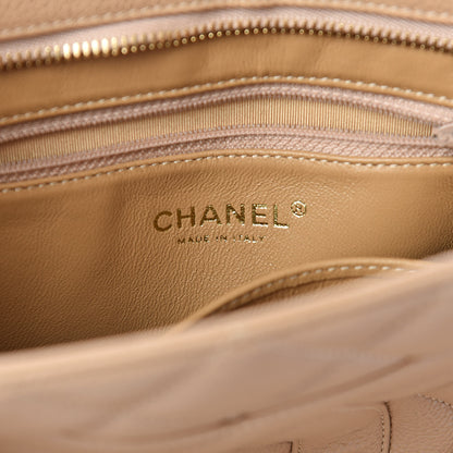 Chanel Caviar Quilted Medallion Tote Beige 8 of 10
