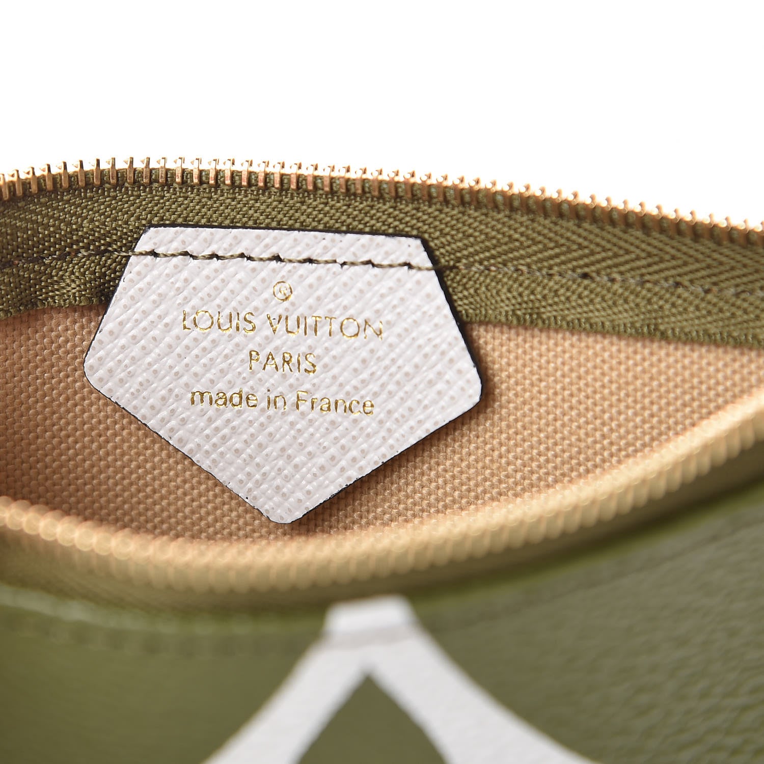Louis Vuitton Monogram Giant Micro Pochette Accessories Kaki White 6 of 8