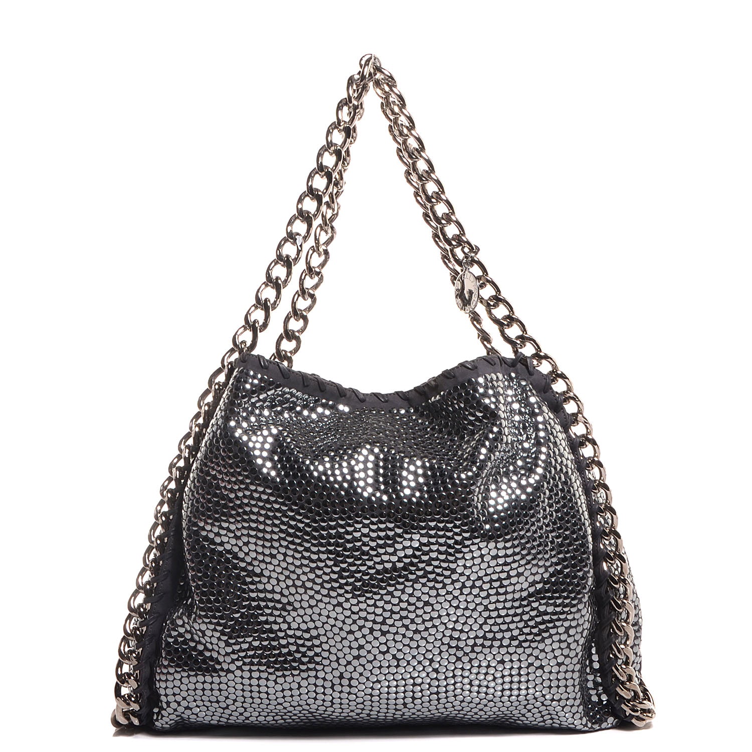 Stella McCartney Studded Eco Suede Falabella Tote Black 1 of 7