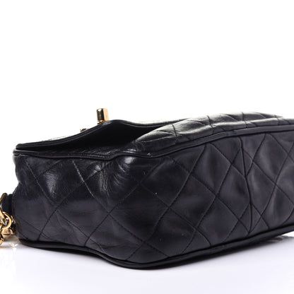 Chanel Lambskin Quilted Flap Camera Case Black 6 of 11