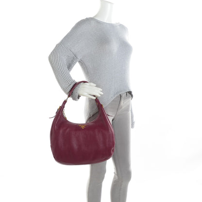 Prada Vitello Daino Hobo Ametista 2 of 14