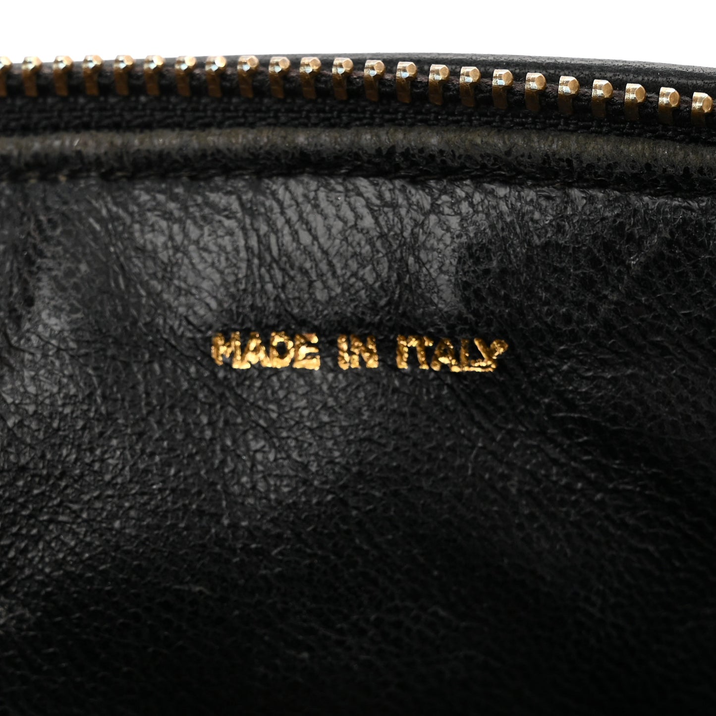 Lambskin Quilted Small Tassel Camera Case Black