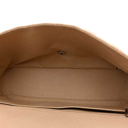 Chanel Caviar Quilted Jumbo Single Flap Beige Clair 5 of 16