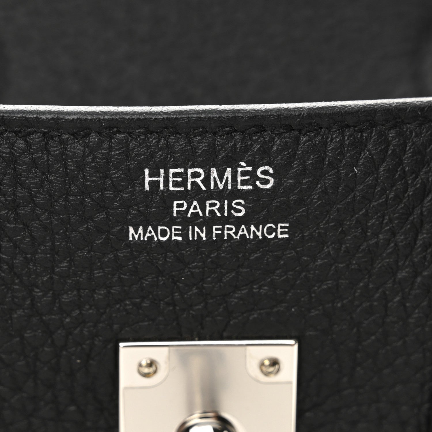 Hermes Togo Birkin 25 Black 6 of 12