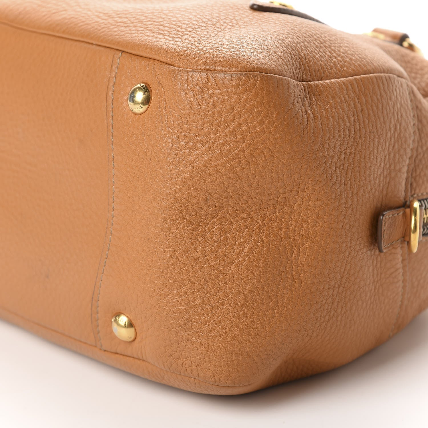 Prada Vitello Daino Shoulder Bag Cuoio 7 of 12