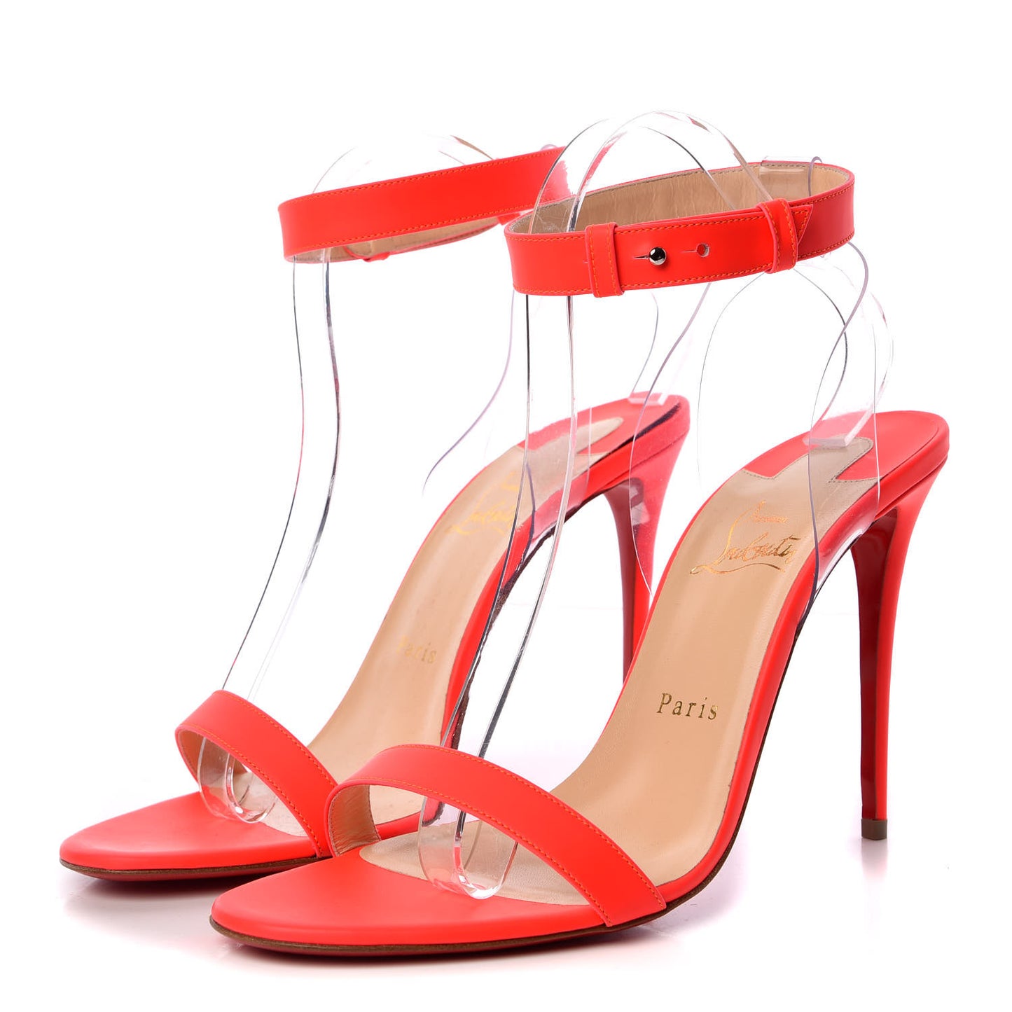 Shiny Nappa PVC Jonatina 100 Sandals 40.5 Bikini