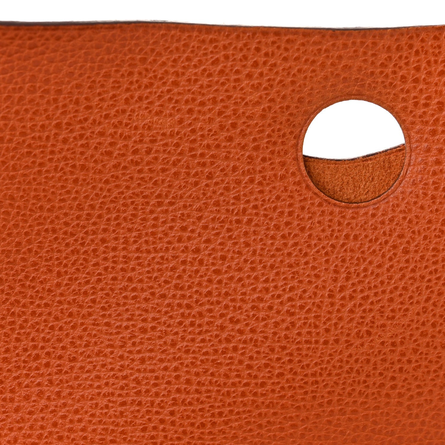 Hermes Vache Liegee Toile Sac Colorado MM Potiron 14 of 14