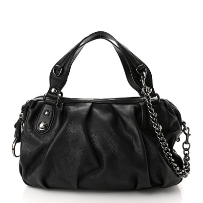 Gucci Calfskin Medium Icon Bit Boston Black 1 of 9