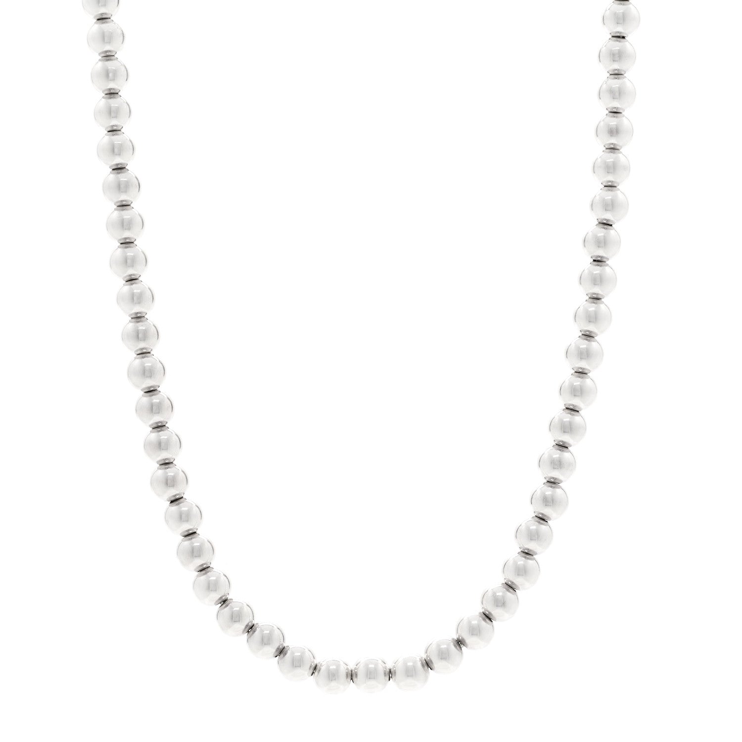 Tiffany Sterling Silver 8mm Hardwear Ball Necklace 1 of 4