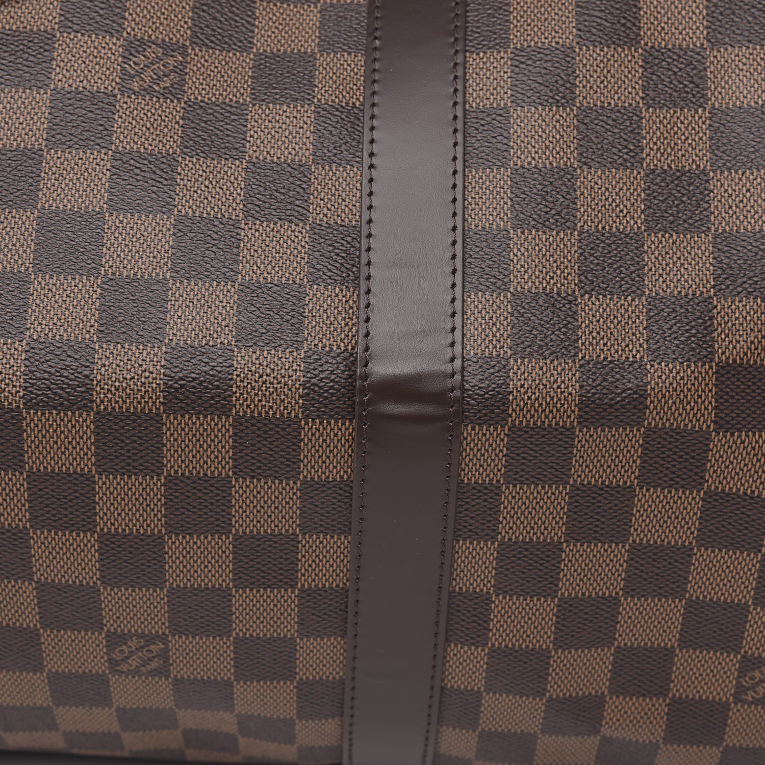 Louis Vuitton Damier Ebene Keepall Bandouliere 55 10 of 11