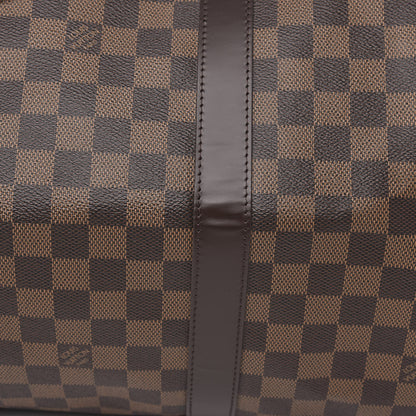 Louis Vuitton Damier Ebene Keepall Bandouliere 55 10 of 11