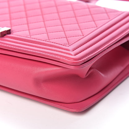 Chanel Lambskin Quilted New Medium Boy Flap Pink 12 of 16