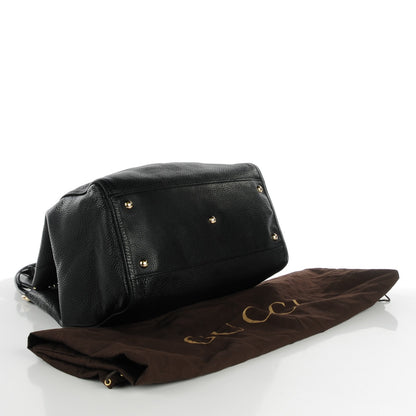 Gucci Pebbled Calfskin Medium Soho Shoulder Bag Black 4 of 7