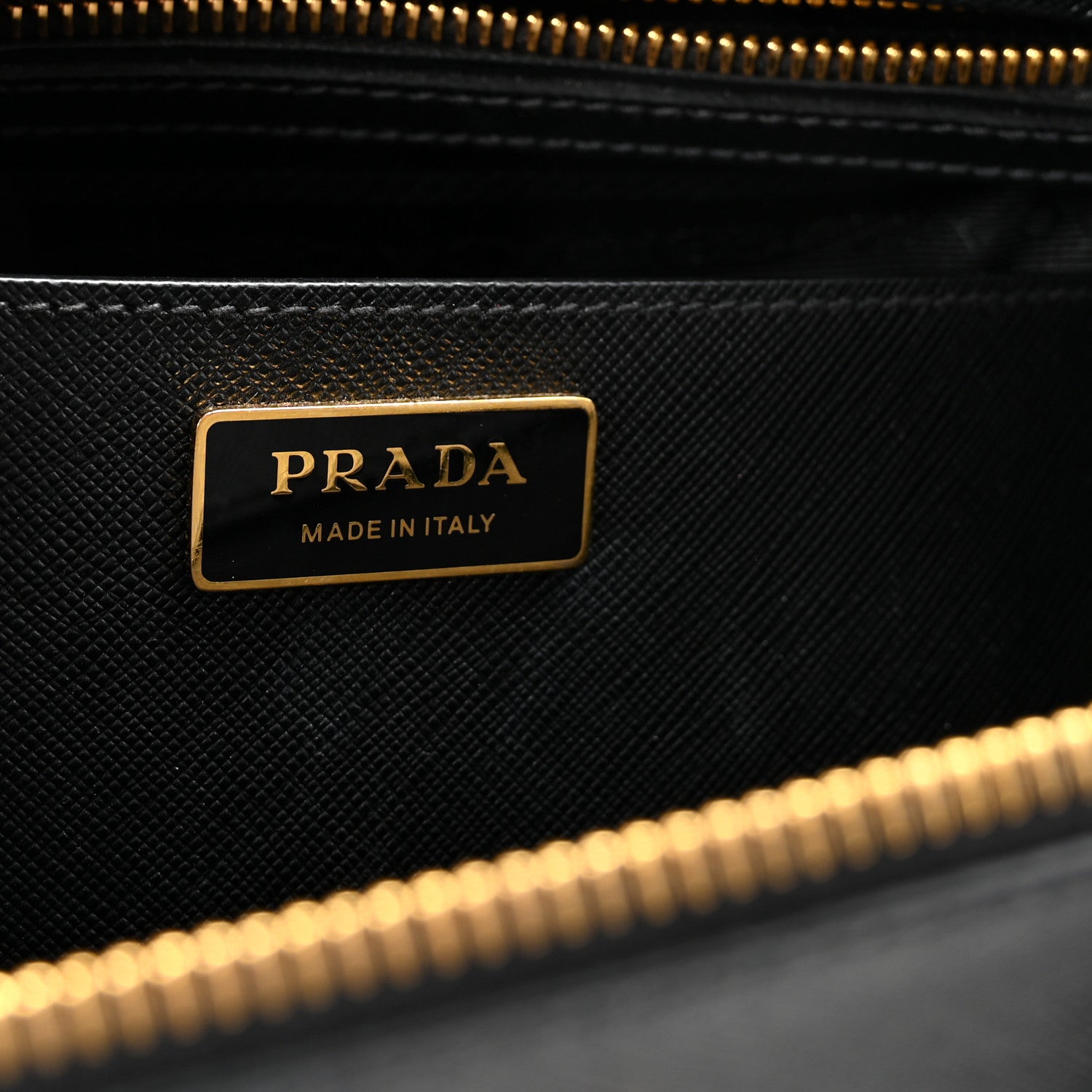 Prada Saffiano Lux Large Galleria Double Zip Tote Black 1791294