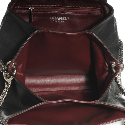 Chanel CC Lambskin Accordion Flap Black 5 of 7