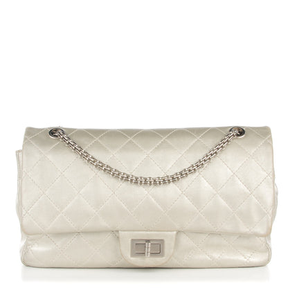 Chanel Lambskin Quilted 2.55 Reissue 227 Flap Silver 1 of 14